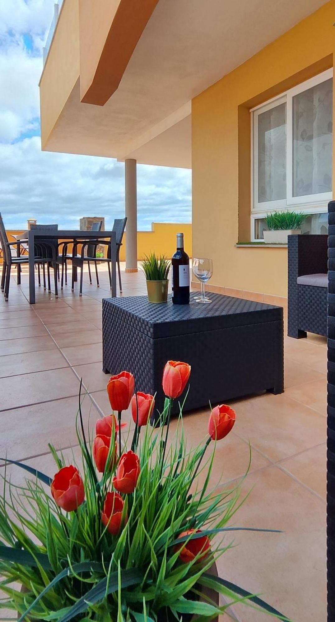 Tres Islas Apartment - 70 M2 Private Terrace Corralejo Esterno foto